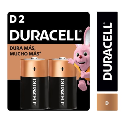 PILA DURACELL GRANDE D SET X2