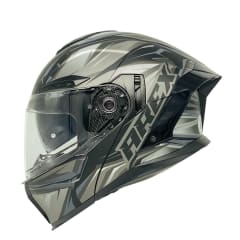 CASCO AREX MR-903 RAMPAGE NEGRO GRIS MATE 0