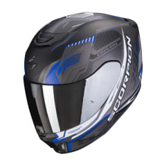 CASCO SCORPION EXO-391 HAUT NEGRO MATE GRIS AZUL 0