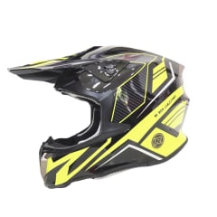 CASCO CROSS AREX MR-806 NEGRO AMARILLO 0