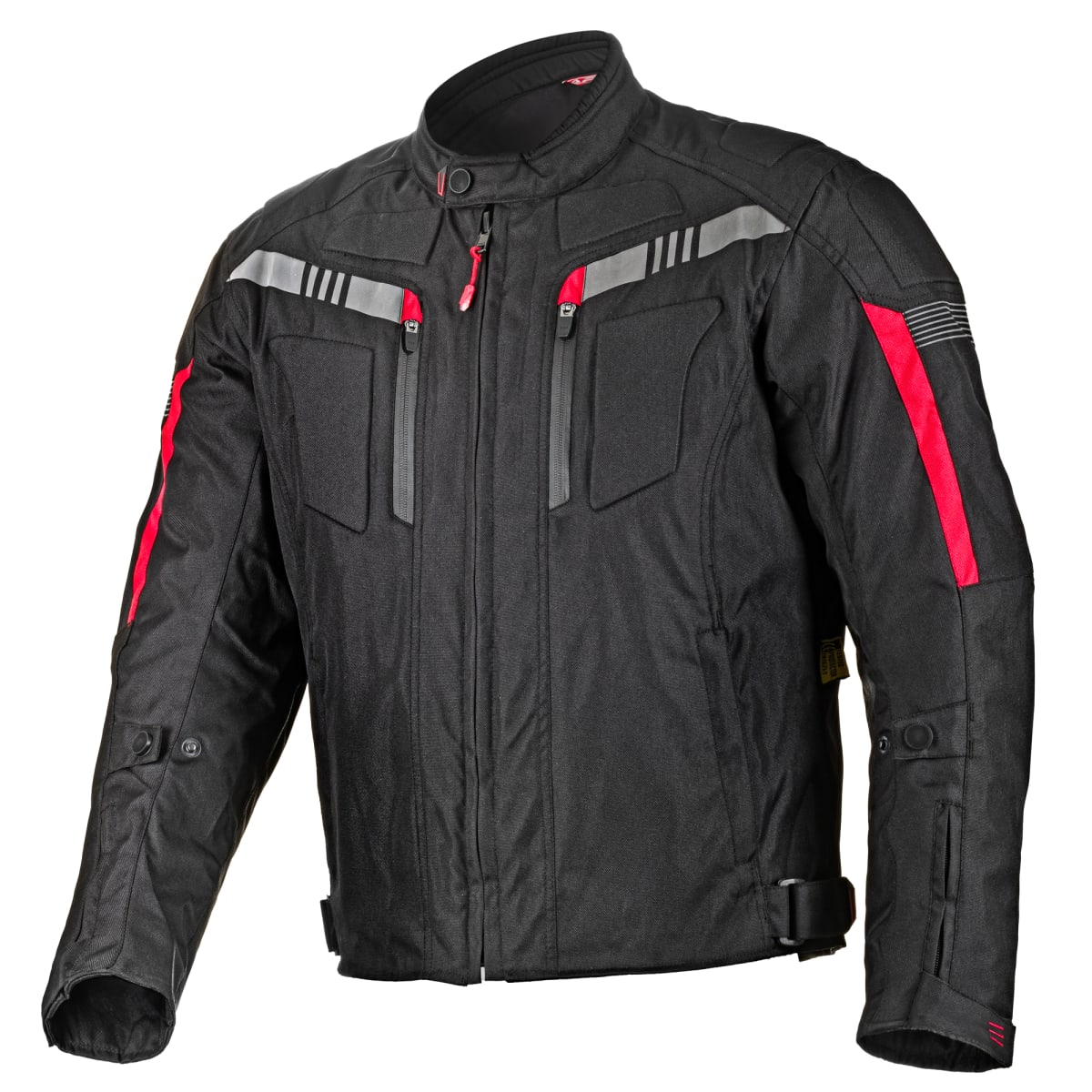 CHAQUETA AREX HUNTER NEGRO ROJO1