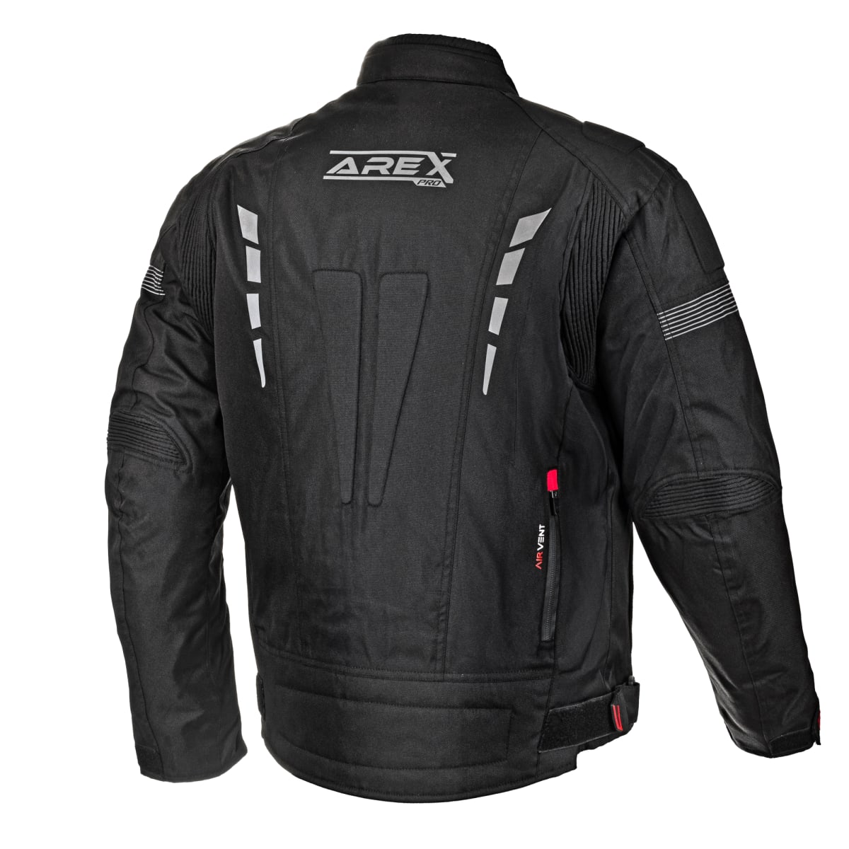 CHAQUETA AREX HUNTER NEGRO ROJO2
