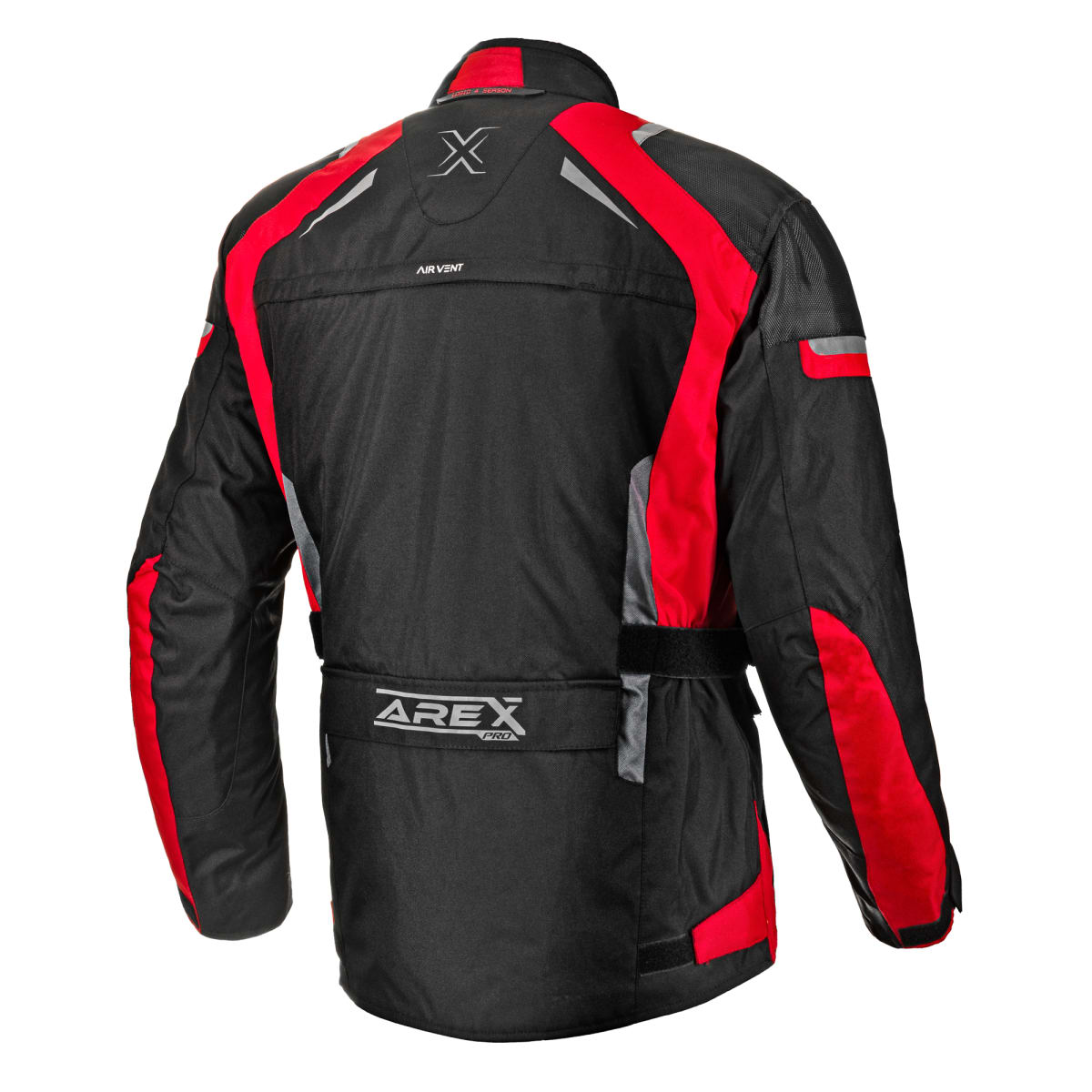 CHAQUETA AREX DRAX (3 CAPAS)  NEGRO/ROJO2