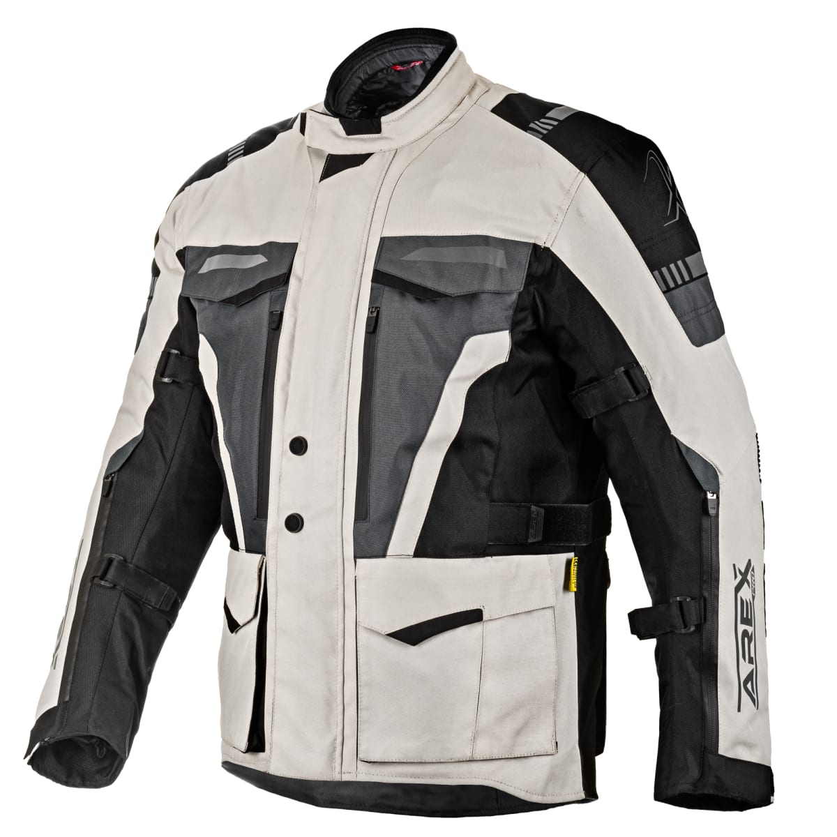 CHAQUETA AREX TERRA 3 CAPAS NEGRO GRIS1
