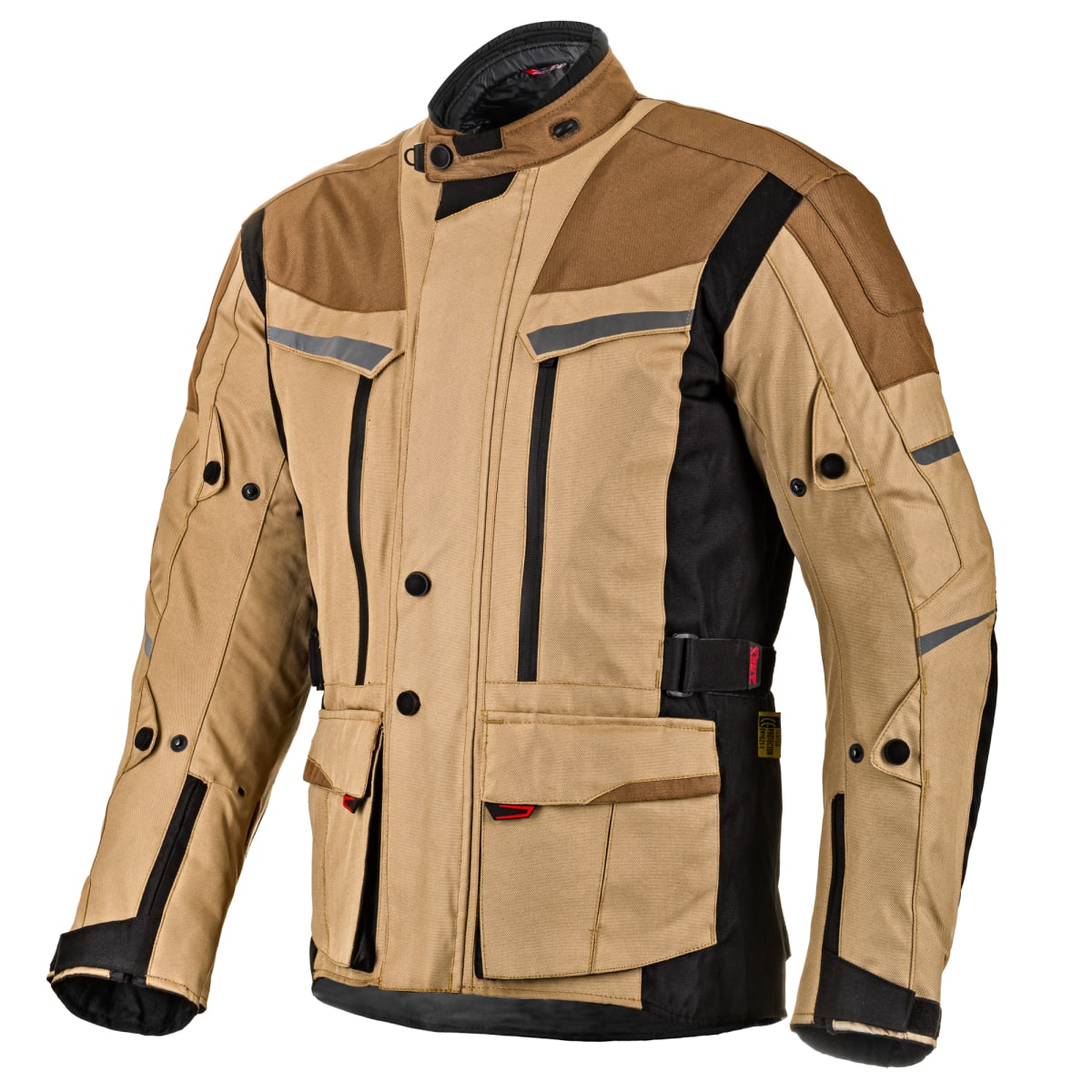 CHAQUETA AREX ROUTE (3 CAPAS)  NEGRO/CAFÉ1