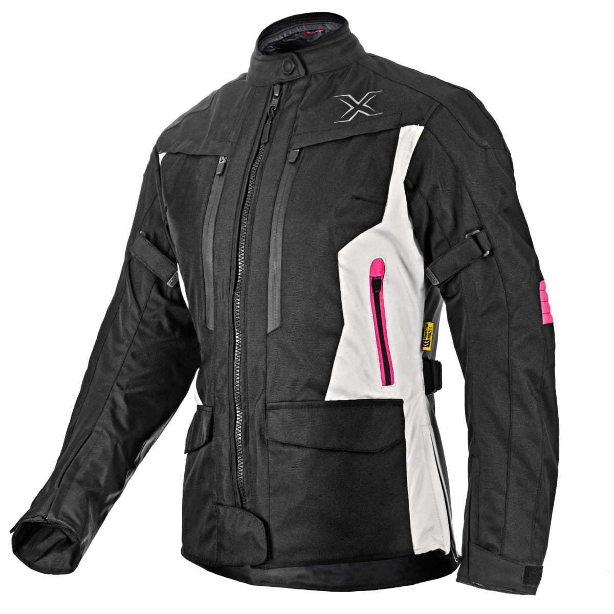 CHAQUETA AREX WANDA (3 CAPAS) LADY FIT NEGRO/BCO/FUCSIA1