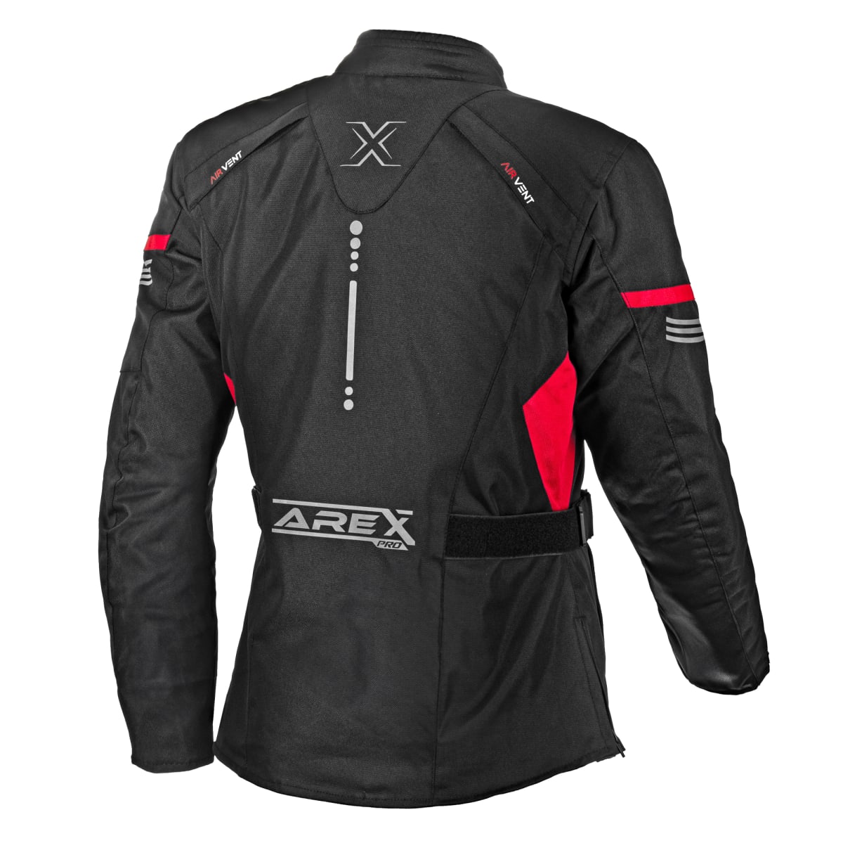 CHAQUETA AREX DINA NEGRO ROJO2