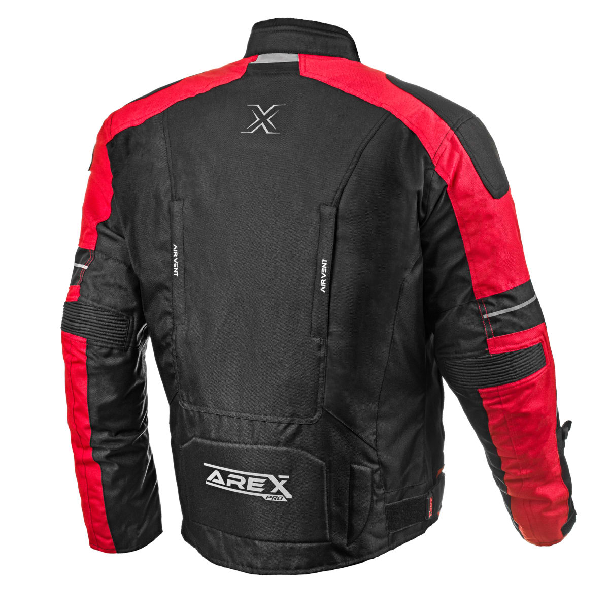 CHAQUETA AREX SPEED NEGRO ROJO2
