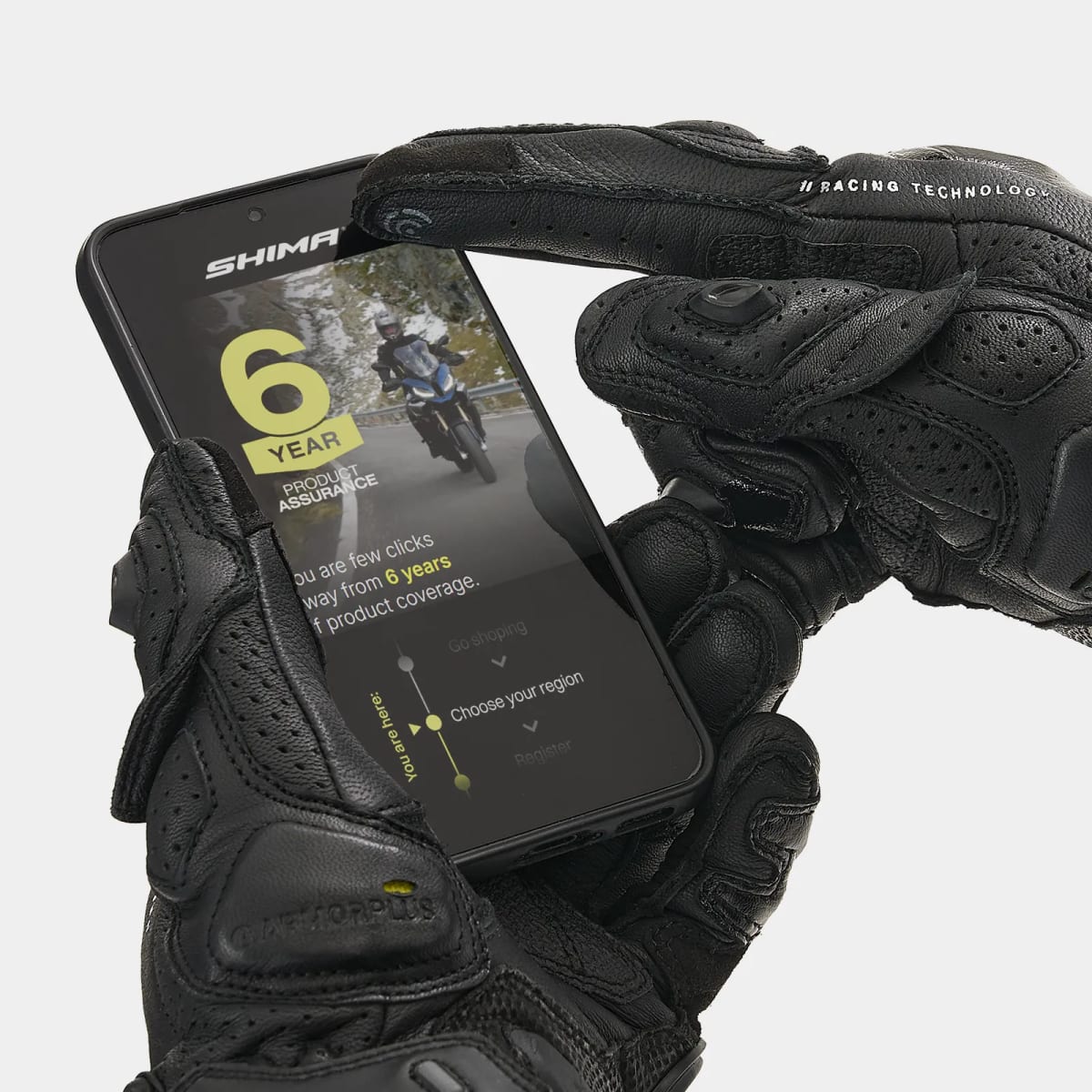 GUANTE SHIMA XRS-3 HOMBRE NEGRO7