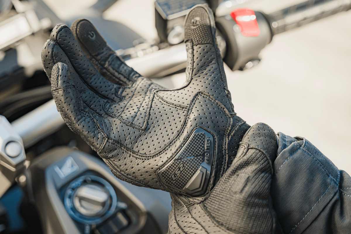 GUANTE LS2 AIR RAPTOR AZUL NARANJA HOMBRE5