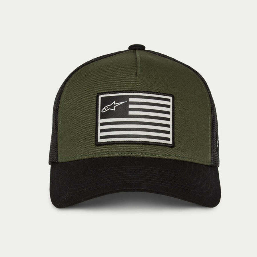 ALPINESTARS GORRO FLAG SNAPBACK VERDE MILITAR2