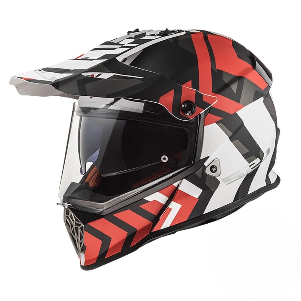 CASCO LS2 MX 436 EVO EXTREME NGO/ROJO1