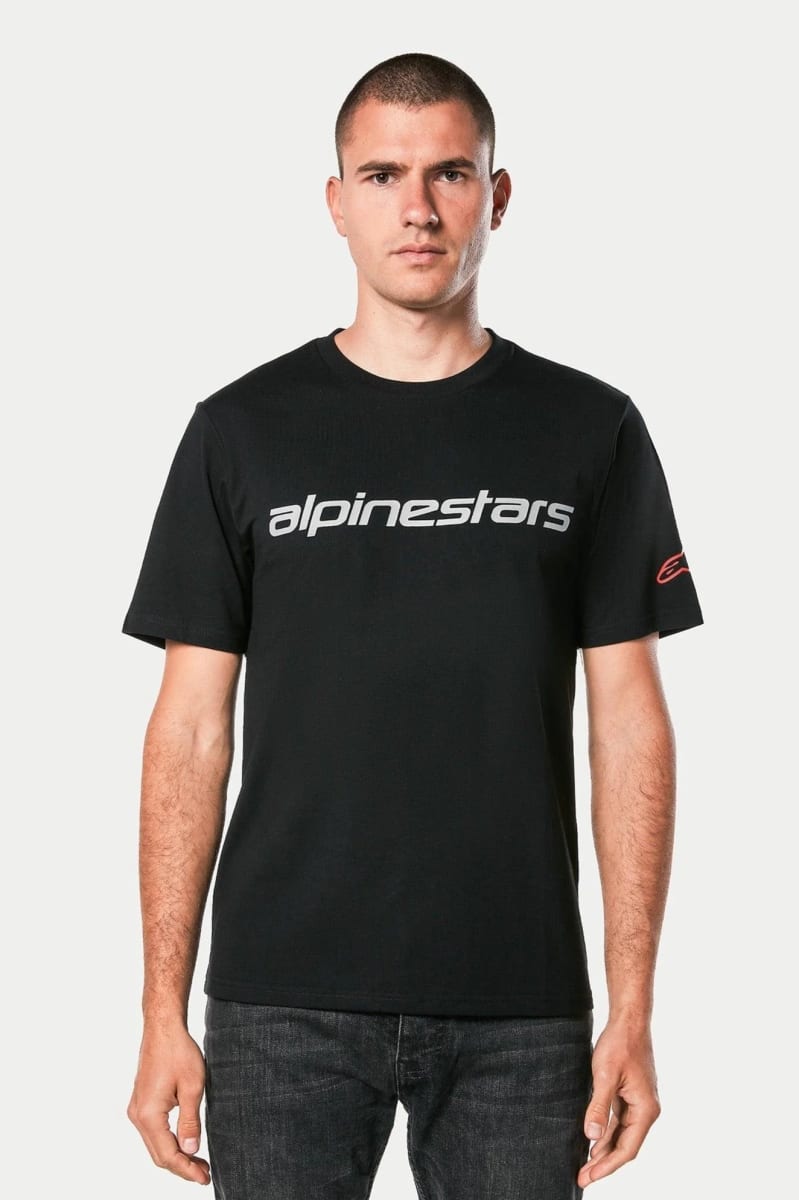 ALPINESTARS POLERA LINEAR WORDMARK 2.0 CSF NEGRO2