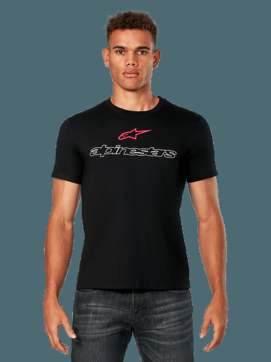 POLERA ALPINESTARS LINEAR TRACE SS CSF NEGRO3