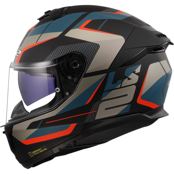 CASCO LS2 FF808 STREAM II ROAD NEGRO AZUL MATE2