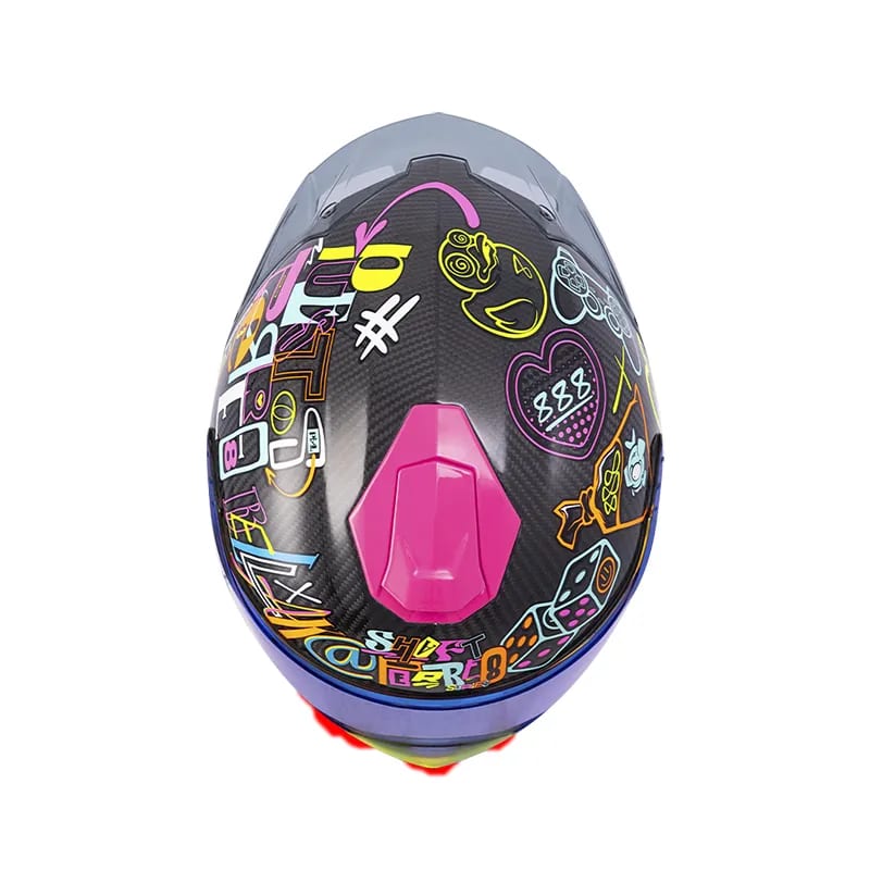 CASCO SHAFT 620 CARBON 888 AGUDELO + PLK + VISOR7