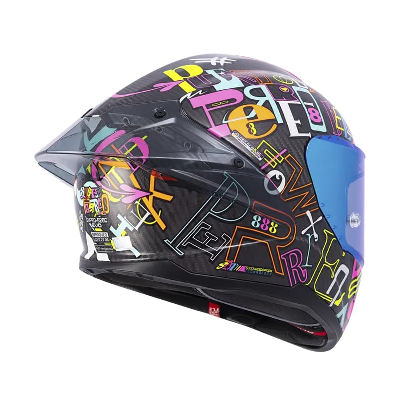 CASCO SHAFT 620 CARBON 888 AGUDELO + PLK + VISOR2