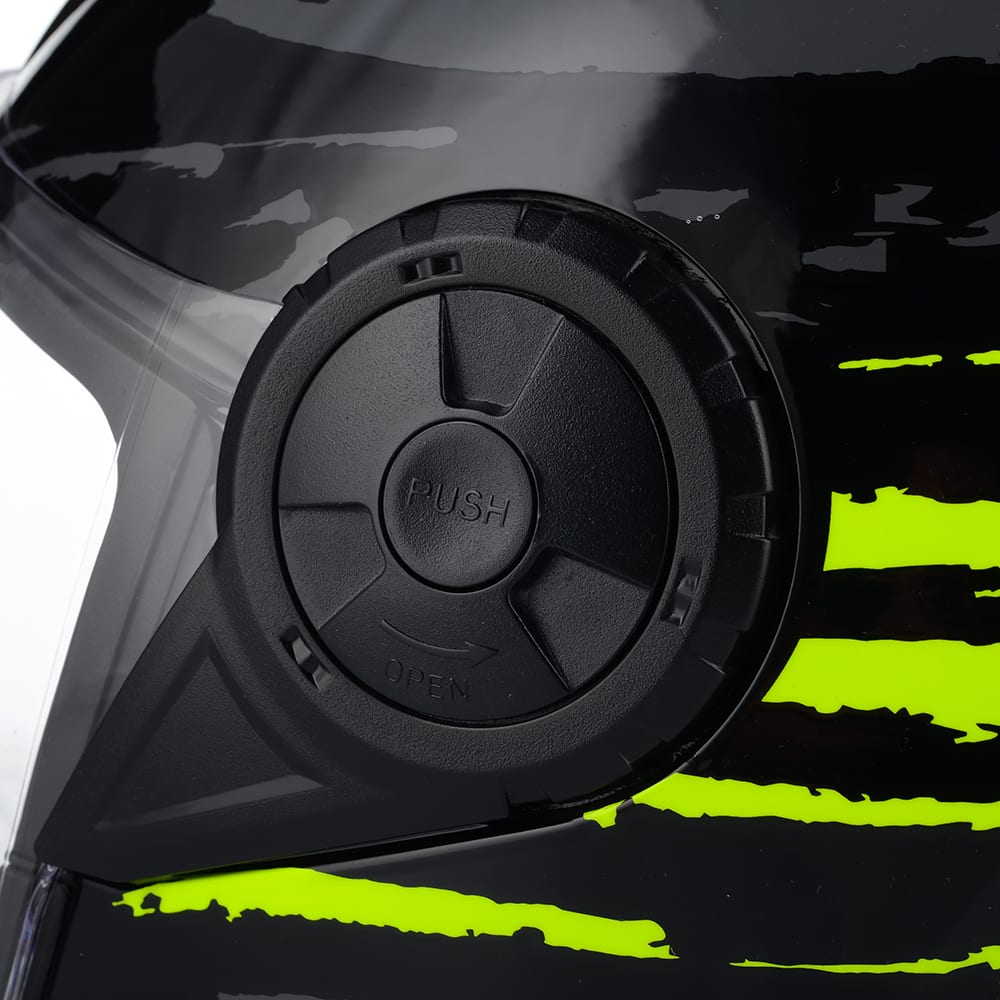 CASCO ABIERTO LS2 OF616 AIRFLOW II BRUSH NEGRO AMARILLO2