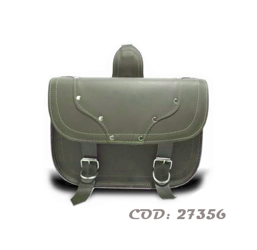 ALFORJA CUERINA 10 LTS T/BOLSON EN PUNTA CAFE1