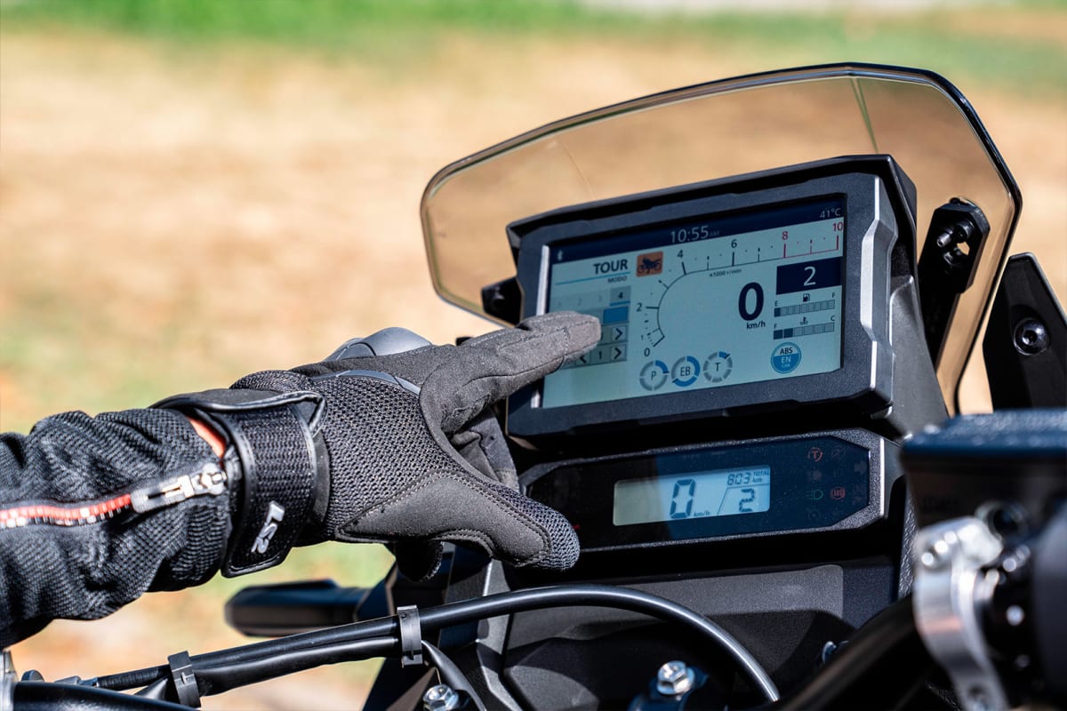 GUANTE LS2 KUBRA NEGRO MORADO MUJER3