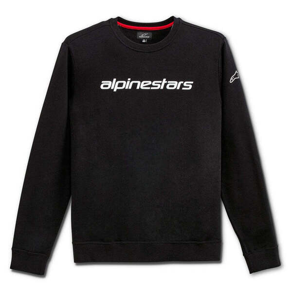 ALPINESTARS POLERON LINEAR CREW NEGRO BLANCO1