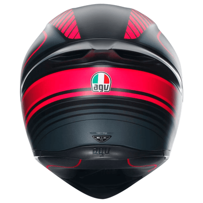 CASCO AGV K1 S (2023) WARMUP NEGRO/ROSADO4
