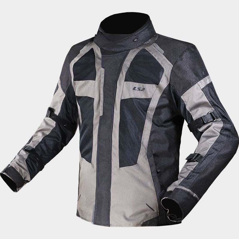 CHAQUETA LS2 SCOUT NEGRA GRIS1