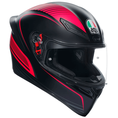 CASCO AGV K1 S (2023) WARMUP NEGRO/ROSADO1