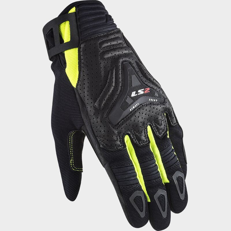 GUANTE LS2 ALL TERRAIN NEGRO AMARILLO HOMBRE1