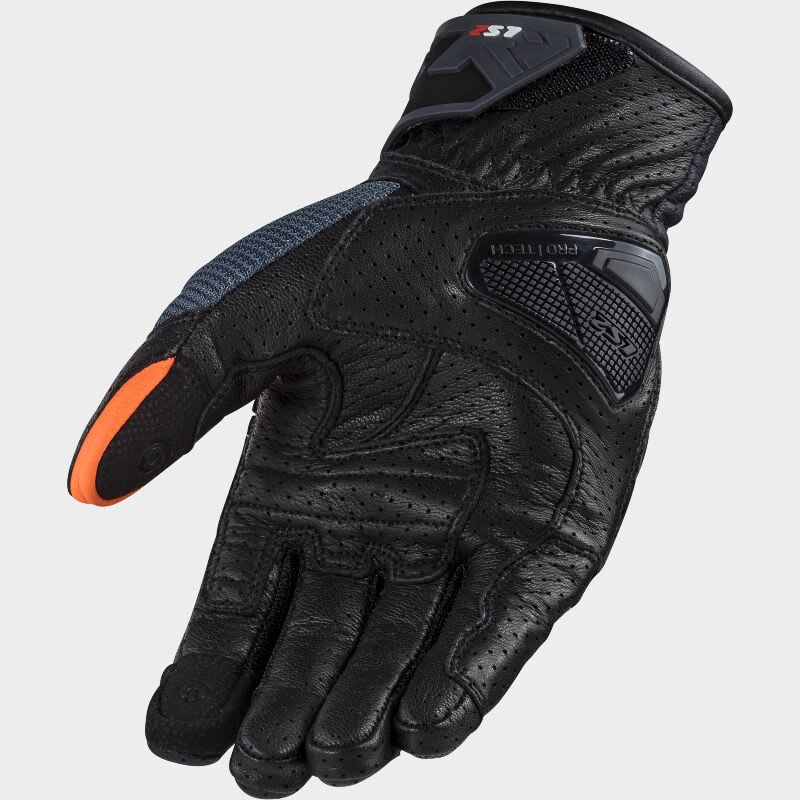 GUANTE LS2 AIR RAPTOR AZUL NARANJA HOMBRE4
