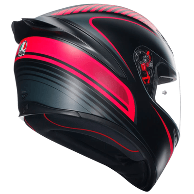 CASCO AGV K1 S (2023) WARMUP NEGRO/ROSADO3