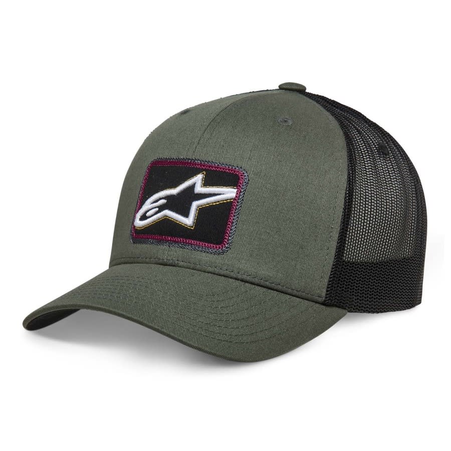 ALPINESTARS GORRO GROUNDER TRUCKER VERDE MILITAR1