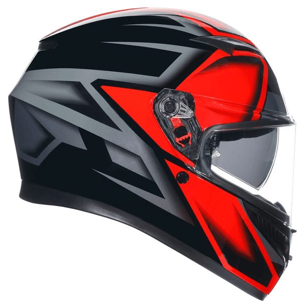 CASCO AGV K3 (2023) COMPOUND NEGRO ROJO2