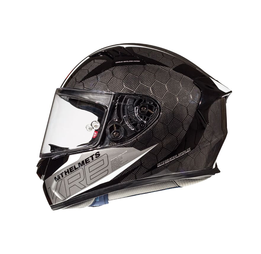 CASCO MT KRE SNAKE CARBON 2.0 A0 BLANCO BRILLO1