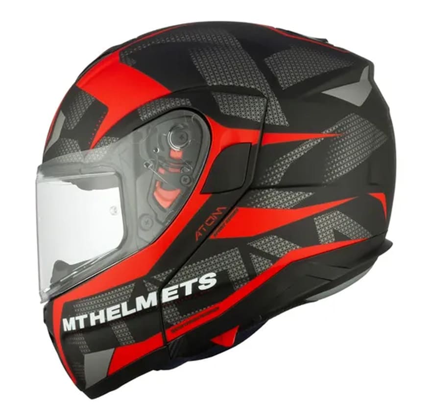 CASCO MT ATOM SV DIVERGENCE A1 ROJO MATE2