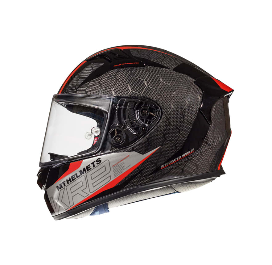 CASCO MT KRE SNAKE CARBON 2.0 A5 ROJO BRILLO1