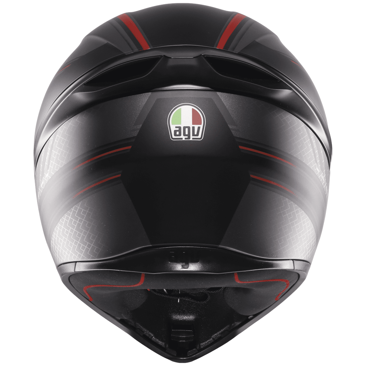 AGV K1 S SLING NEGRO MATTE ROJO6