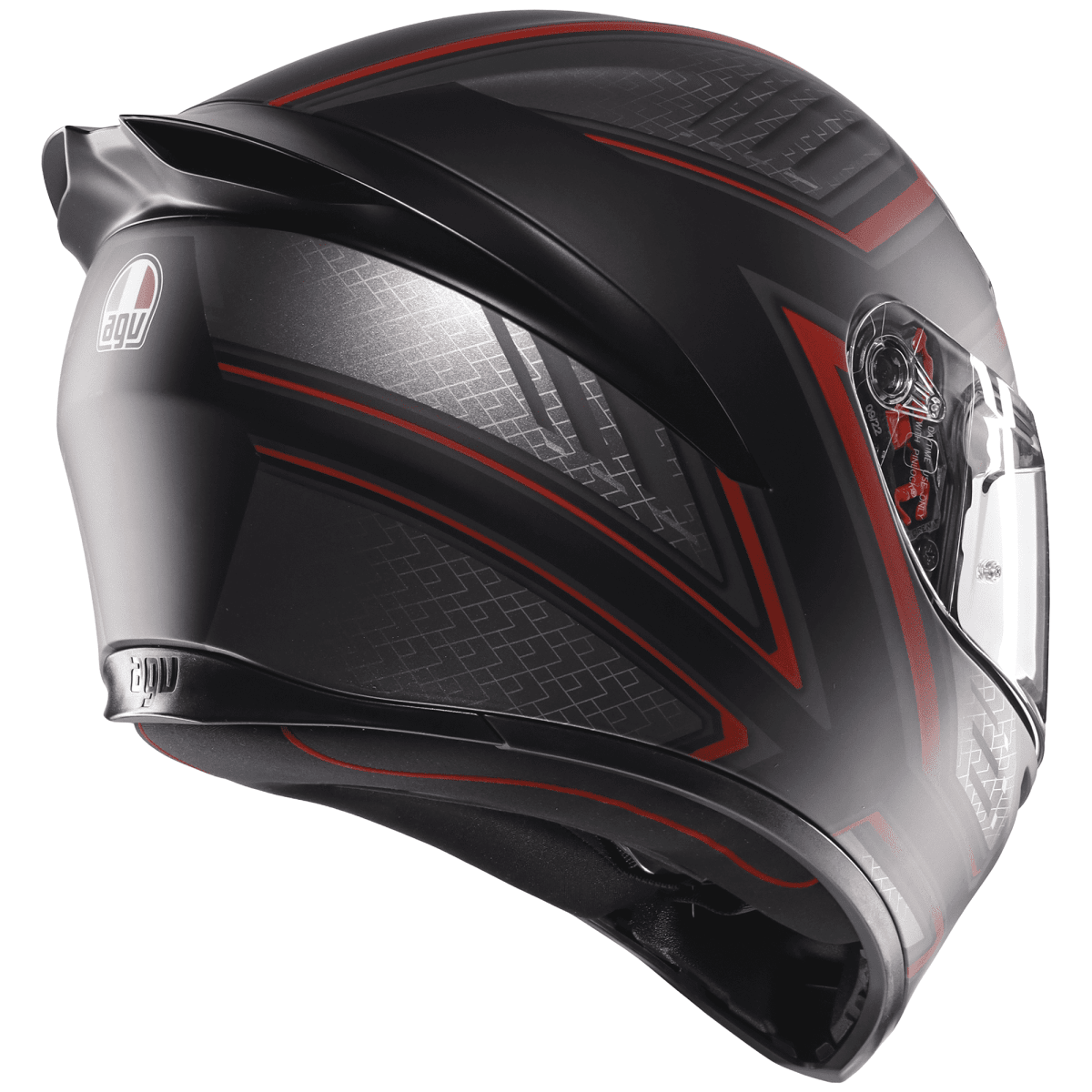 AGV K1 S SLING NEGRO MATTE ROJO2