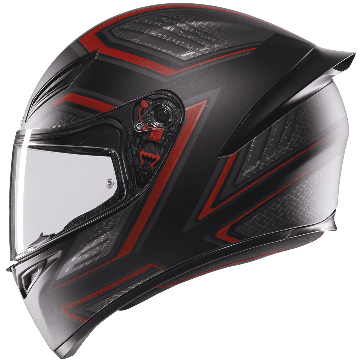 AGV K1 S SLING NEGRO MATTE ROJO1