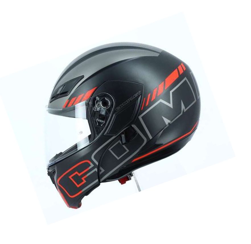 CASCO AGV COMPACT SEATTLE NEGRO/GRIS/ROJO1