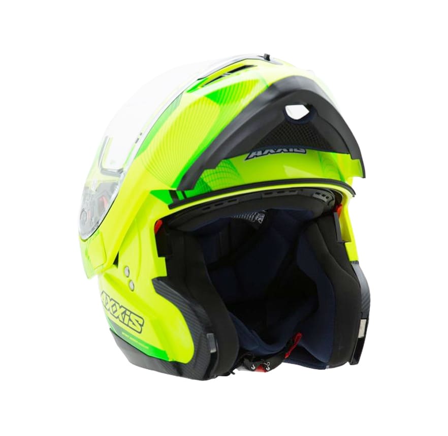 CASCO AXXIS OPTIMUS SPIRIT AMARILLO/VERDE FLUOR1