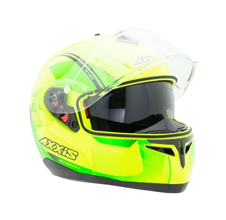 CASCO AXXIS OPTIMUS SPIRIT AMARILLO/VERDE FLUOR2
