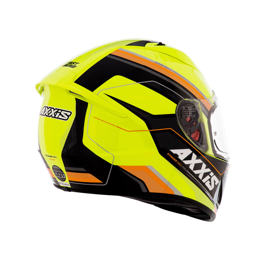 CASCO AXXIS POLE AMARILLO NARANJO FLUOR2