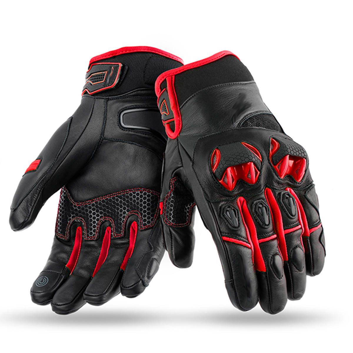 GUANTE AREX XTREME  NEGRO/ROJO1