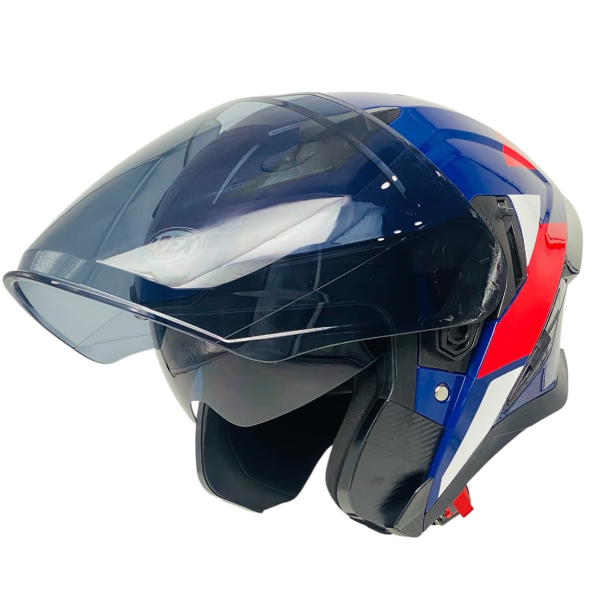 CASCO ABIERTO AREX MR-728 DOT DOBLE VISOR AZ/RJ3