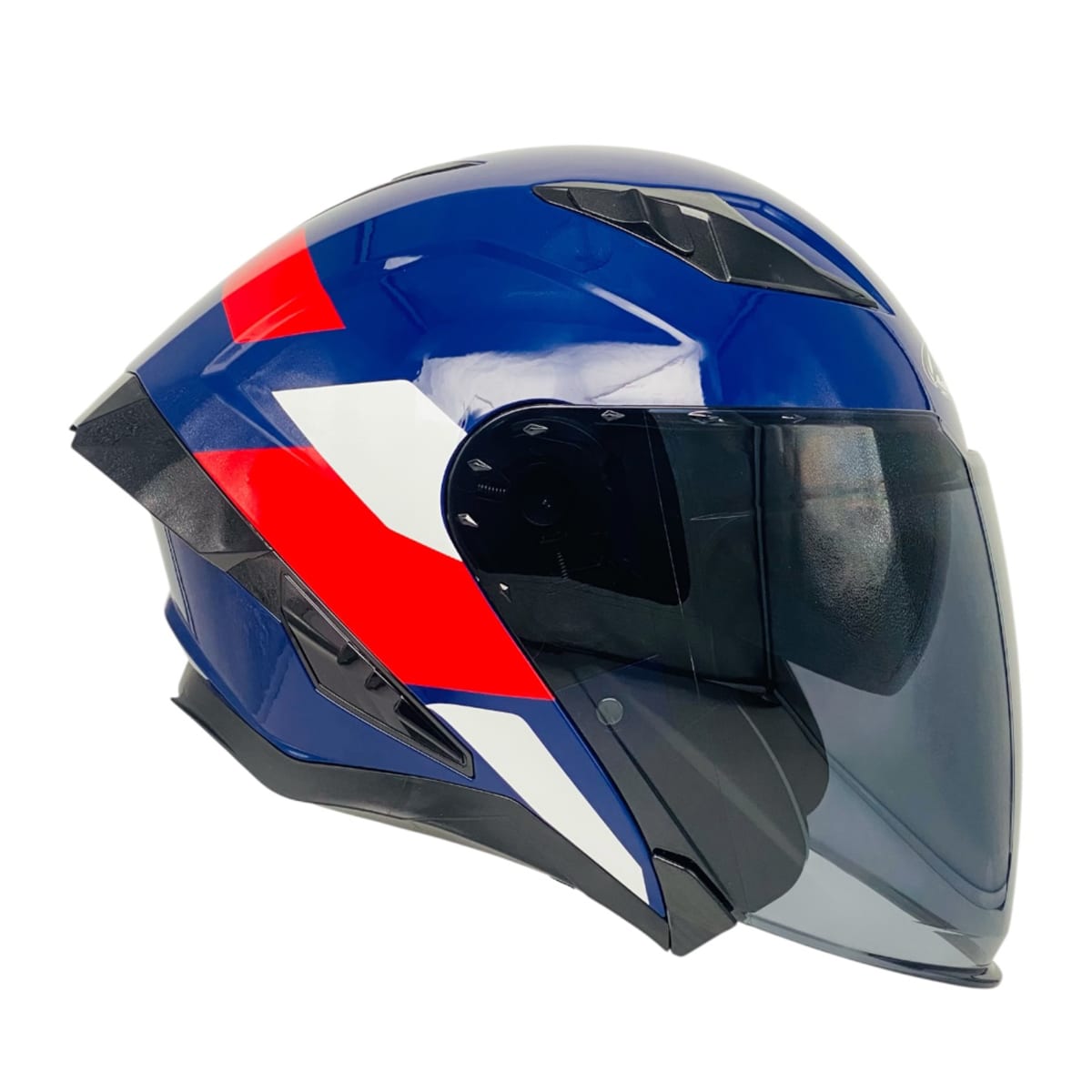 CASCO ABIERTO AREX MR-728 DOT DOBLE VISOR AZ/RJ4