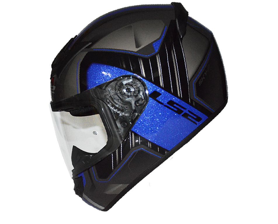 CASCO LS2 FF 352 GOLD NEGRO GRIS AZUL1