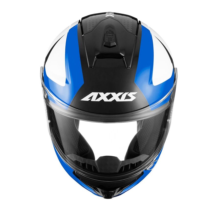 CASCO AXXIS DRAKEN B1 AZUL BRILLO3