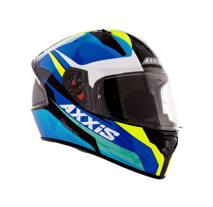 CASCO AXXIS STINGER DIVIDE AZUL BLANCO AMARILLO FLUOR2