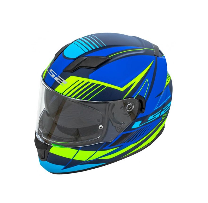 CASCO LS2 320 STREAM EVO TREPID AZUL NEON AMARILLO2